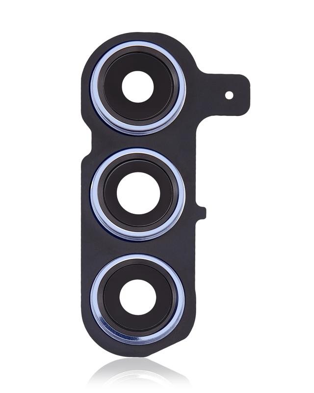 Lente de camara trasera con anillo de bisel para Samsung Galaxy S24 Plus 5G (Azul Zafiro)