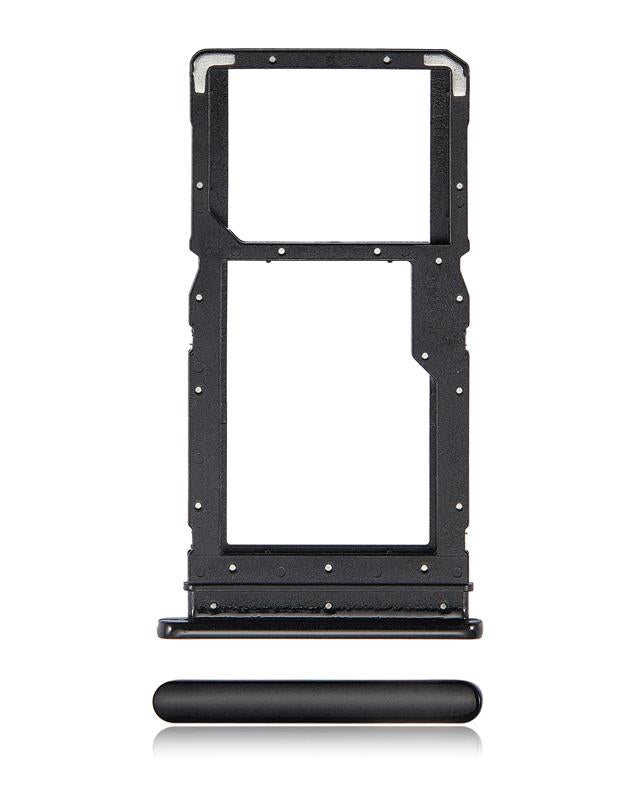 Bandeja para tarjeta SIM para Motorola Moto G Power (XT2041 / 2020) (Negro Humo)