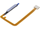 Lector de huella dactilar violeta claro con cable flex para Samsung Galaxy A07 4G (A075), repuesto.
