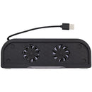 Base de enfriamiento HUB para Nintendo Switch 2, con ventilador y puertos USB, color negro.