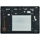 Pantalla LCD negra con marco para Lenovo Tab M10 TB-X505, ideal para reparación de pantalla rota.