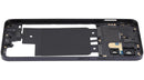 Housing medio negro Motorola Moto G Power 5G (XT2415) Outer Space, chasis de repuesto para reparación.