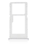 Bandeja para doble tarjeta SIM para Xiaomi Redmi Note 10 5G (Plata Cromada)