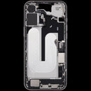Chasis medio iPhone 16 Plus (US Version) usado, con puerto de carga flex y pequeñas piezas.