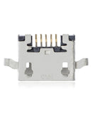 Puerto de carga Micro USB de 5 pines C182 con 4 puntos de anclaje para reparación de dispositivos electrónicos.