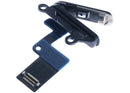 Puerto de carga gris espacial para iPad Air 13 (2025) con flex cable, ideal para reparación de repuesto.