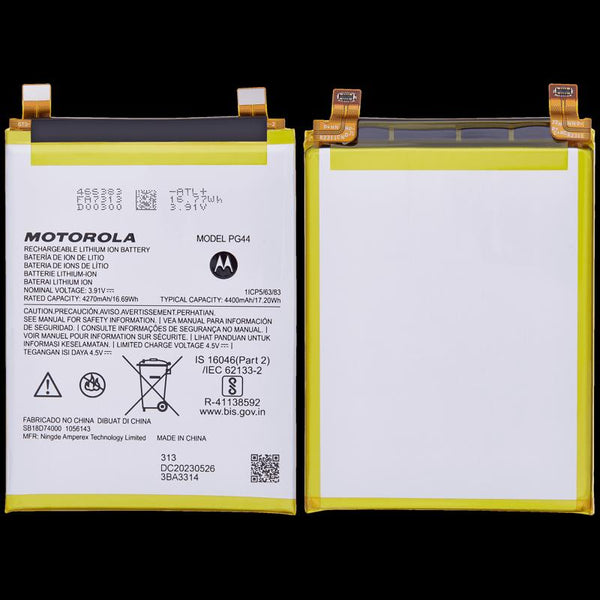 Batería original para Motorola Moto Edge (XT2305 / 2023) disponible en Guatemala.