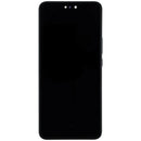 Pantalla OLED Honor Magic 6 Pro negra refurbished, con marco, ideal para reparación de display roto.