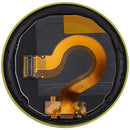 Pantalla LCD con marco amarillo para Garmin Forerunner 255 (2022), repuesto premium para reparación.