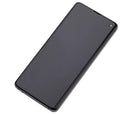 Pantalla OLED Samsung Galaxy S10 Prism White con marco, repuesto para reparación display o pantalla rota.