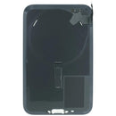 Tapa trasera plateada para iPhone 17 Pro Max con MagSafe, imán y NFC, ideal para reparación de service pack.