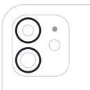Aro de bezel para cámara trasera de iPhone 11, 12, 12 Mini negro.