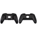 Grips negros izquierdo y derecho para Nintendo Switch 2 Joy-Con, accesorios de repuesto para agarre.