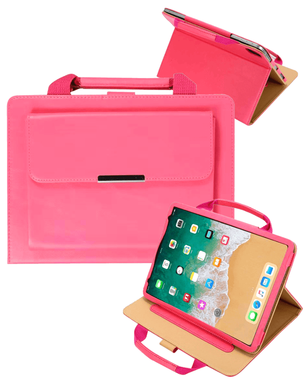 Protege tu iPad 10.2, Air 3 o Pro 10.5 con estilo en Guatemala con este estuche Smart Work Bag Style HOT PINK de SlowBack.