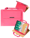 Protege tu iPad 10.2, Air 3 o Pro 10.5 con estilo en Guatemala con este estuche Smart Work Bag Style HOT PINK de SlowBack.