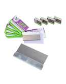 Compra al por mayor un pack de 100 cuchillas de afeitar de un solo filo de acero inoxidable en Guatemala para un afeitado preciso y duradero.