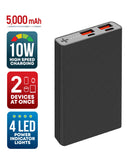 Encuentra la batería Brookstone Ultra Slim Magsafe Rapid Power Bank de 5000mAh en Guatemala para tus necesidades de carga portátil.