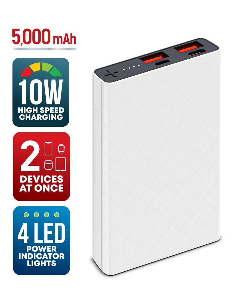 Compra la batería externa Brookstone Ultra Slim Magsafe Rapid Power Bank de 5000mAh en Guatemala para obtener energía adicional en tus dispositivos.