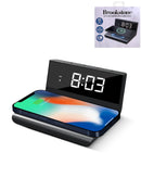 Compra un reloj despertador Brookstone con carga inalámbrica en Guatemala al mejor precio.