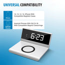 Reloj despertador con carga inalambrica Brookstone (WHITE)