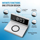 Reloj despertador con carga inalambrica Brookstone (WHITE)