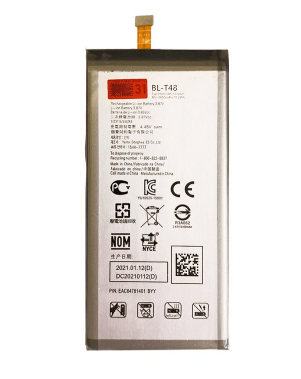 Encuentra la batería LG Stylo 6 Q730 (BL-T48) en Guatemala para reparaciones en talleres especializados de componentes LG.