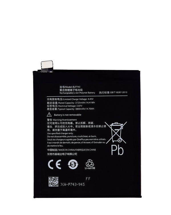 Batería OnePlus 7T (BLP743) para reparaciones en Guatemala, disponible en tienda mayorista.