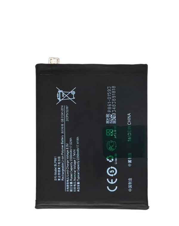 Encuentra la batería BLP861 para OnePlus Nord 2 y 9RT en Guatemala con repuestos originales y servicio de reparación disponible.