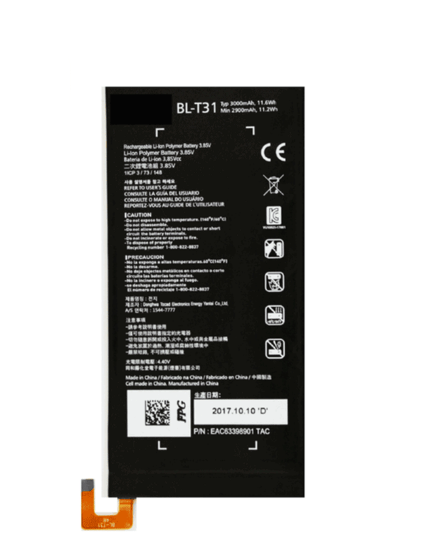 Encuentra la batería LG G Pad X2 8.0 Plus (V530) / G Pad F2 8.0 (LK460) en Guatemala para reparaciones de tablets en talleres especializados.
