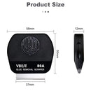 Espátula magnética doble cara BEST 80A para quitar pegamento de pantallas LCD, con punta fina y ancha.