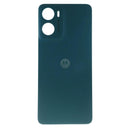 Tapa trasera original Motorola Moto G05 XT2523, color verde bosque, para reparación de celular.