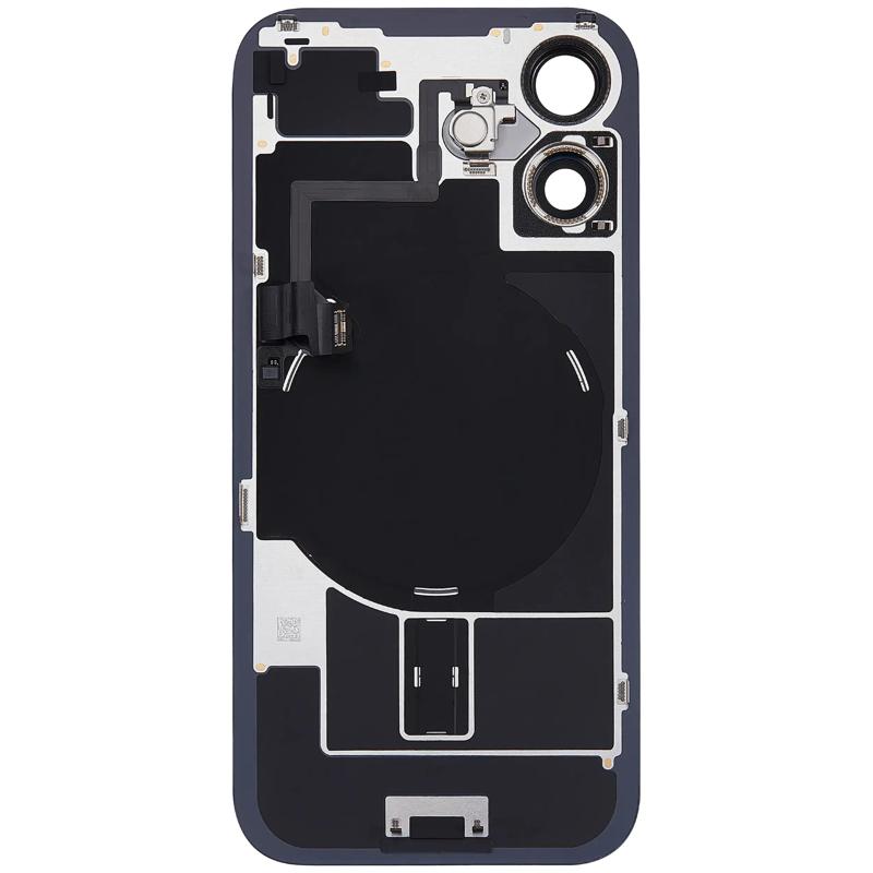 Compra una tapa trasera con placa de acero y carga inalámbrica para iPhone 16 usada en Guatemala para reparaciones de teléfonos.