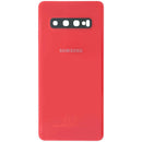Tapa trasera original Samsung Galaxy S10 roja, back cover de repuesto para modelos SM-G973F/U/W.