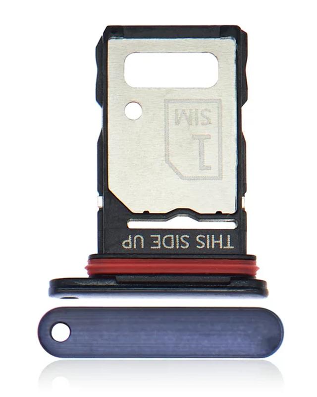 Bandeja para tarjeta SIM dual para Motorola Moto Edge Plus (XT2301-1 / 2023) (Azul Estelar)