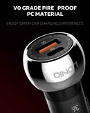 Encuentra el cargador de auto LDNIO C1 con USB dual A+C y cable USB C-L (3ft) (36W) en Guatemala, ideal para mayoristas de accesorios electrónicos.