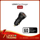 Encuentra el cargador de auto dual USB A+C LDNIO C103 PD QC4.0 en Guatemala con entrega rápida y segura en talleres especializados.