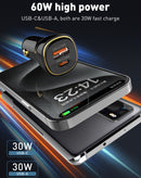 Encuentra el Cargador de auto dual USB A+C LDNIO C103 PD QC4.0 con cable USB C-C en Guatemala para una carga rápida y eficiente en tu vehículo.