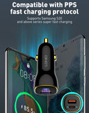 Encuentra el Cargador de auto dual USB A+C LDNIO C103 PD QC4.0 con cable USB C-C en Guatemala para una carga rápida y eficiente en tu vehículo.