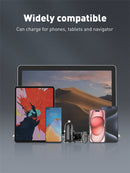 Encuentra el cargador de auto LDNIO C106 PD QC4.0 dual USB-C en Guatemala para carga rápida de dispositivos con conexión USB-C.