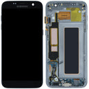 Pantalla Samsung Galaxy S7 Edge Super AMOLED negra, repuesto original G935F, para cambio de display con garantía.