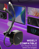 Cargador de auto 2 en 1 LDNIO C107 (30W) con cable USB C-L non-MFI