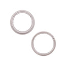 Aro de cámara trasera Starlight para iPhone 14 / 14 Plus, repuesto original Apple A2649.