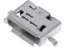 Reparación de puerto de carga con soldadura requerida en Guatemala - 05 pin - Micro A - 4 puntos de anclaje, disponible en mayoristas de componentes electrónicos.