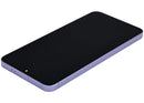 Pantalla OLED usada Samsung Galaxy S24 Plus 5G Cobalt Violet con marco, ideal para reparación de display roto.