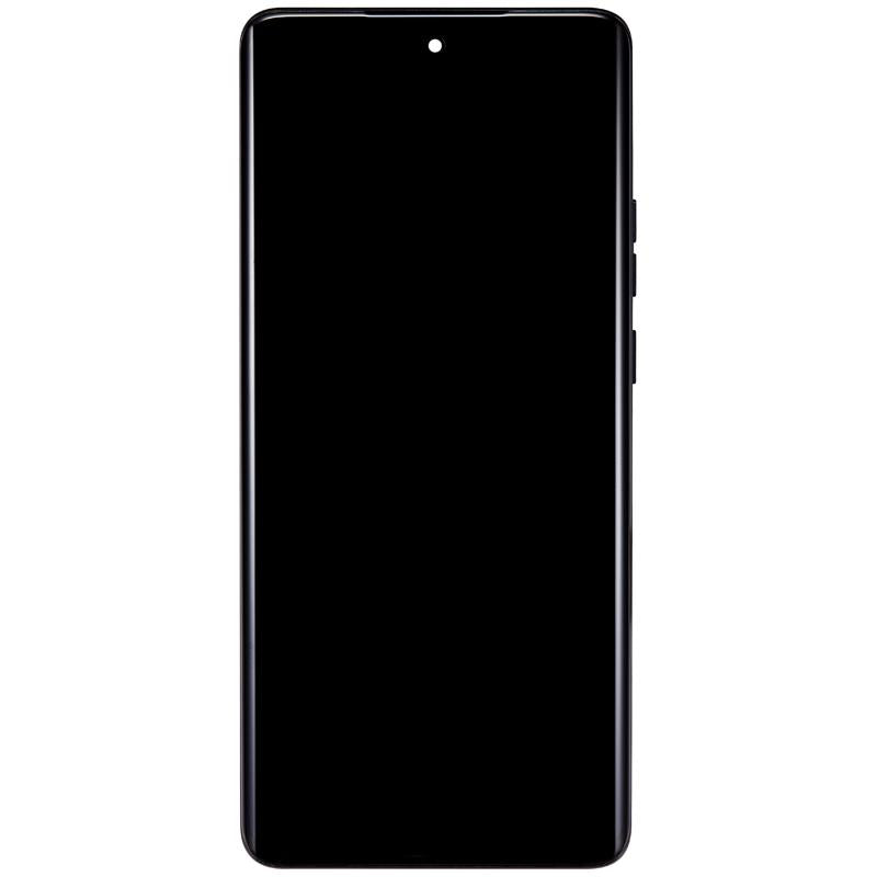 Pantalla OLED con marco para Motorola Moto Edge 40 (XT2303-3 / 2023) (Reacondicionado) (Negro Eclipse)