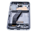 Pantalla Samsung Galaxy S20 5G Cosmic Gray usada, display LCD con marco para reparación SM-G981.