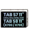 Pantalla LCD sin marco compatible para Samsung Galaxy Tab S7 y S8 en Guatemala, reparación de pantallas Samsung en talleres especializados.