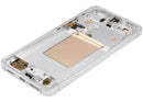 Pantalla Samsung Galaxy S26 5G blanca, display de repuesto para reparación de pantalla rota.