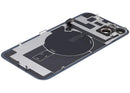 Tapa trasera morada iPhone 14 Plus con MagSafe, NFC y flex de linterna, pieza de repuesto original Apple A2885.