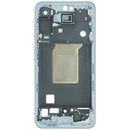Marco intermedio original Samsung Galaxy A55 5G Iceblue (A556), bisel de repuesto.